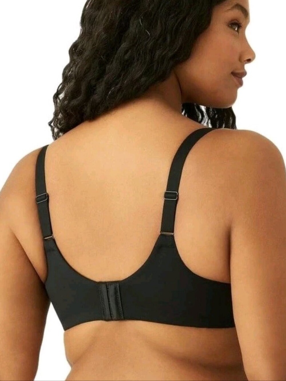 Wacoal Black Wireless Full-Coverage Bra 855213 Perfect Primer Full Figure 34I - Picture 2 of 5